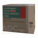 Леветирацетам Аккорд 500 мг, 100 таблеток (Великобританія)